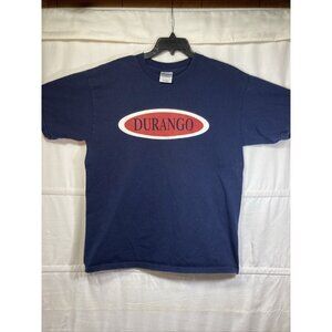 VTG Y2K Durango Colorado California T-Shirt Navy Blue Graphic T-shirt Men’s Sz L